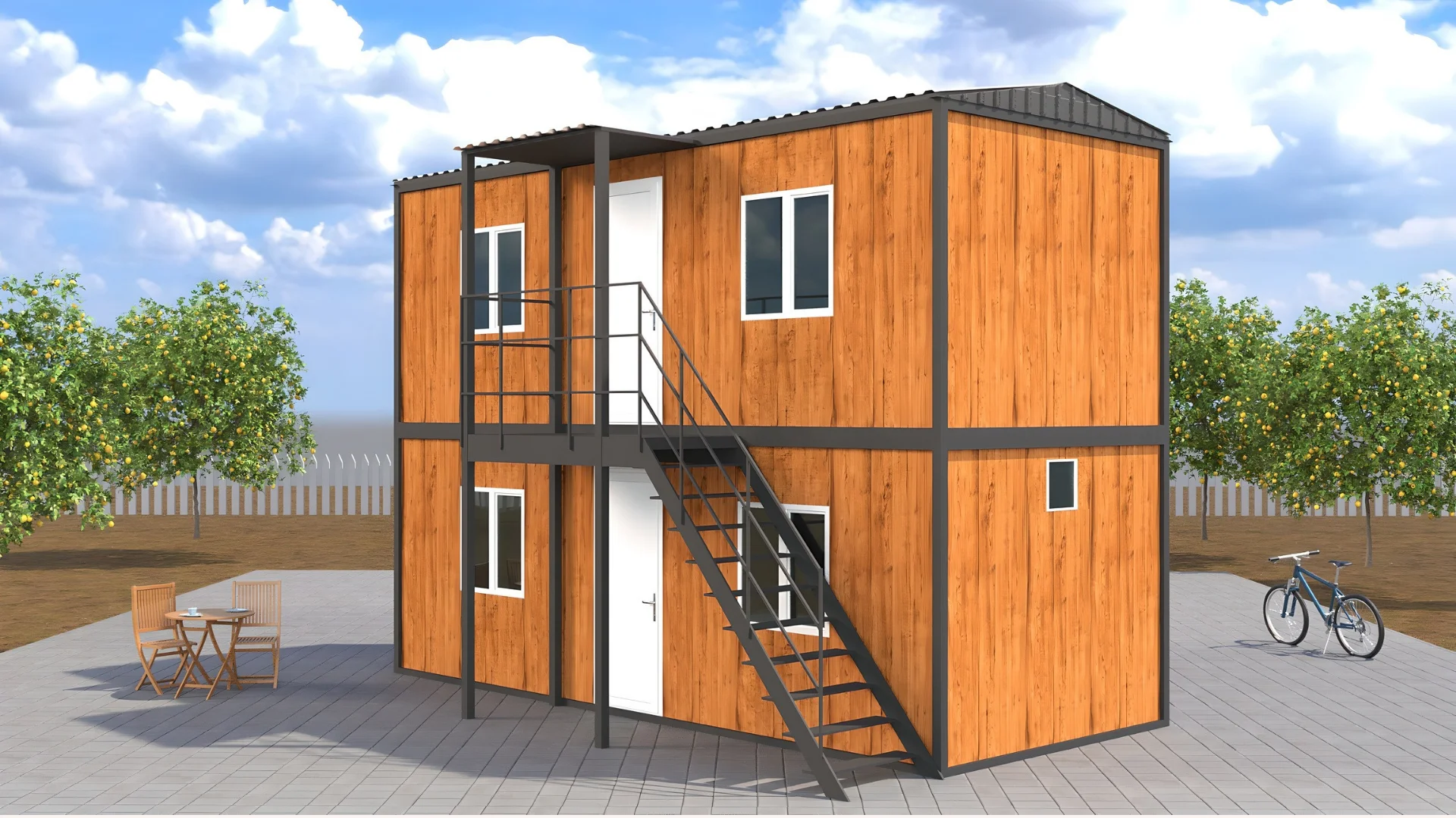 42 m2 2 Katlı Kapalı