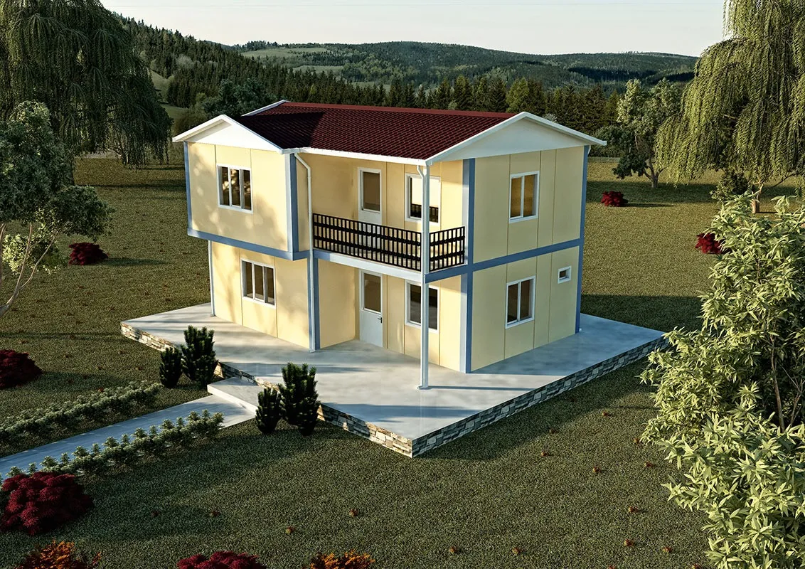 İki Katlı 105 m2 Dış Görünüm