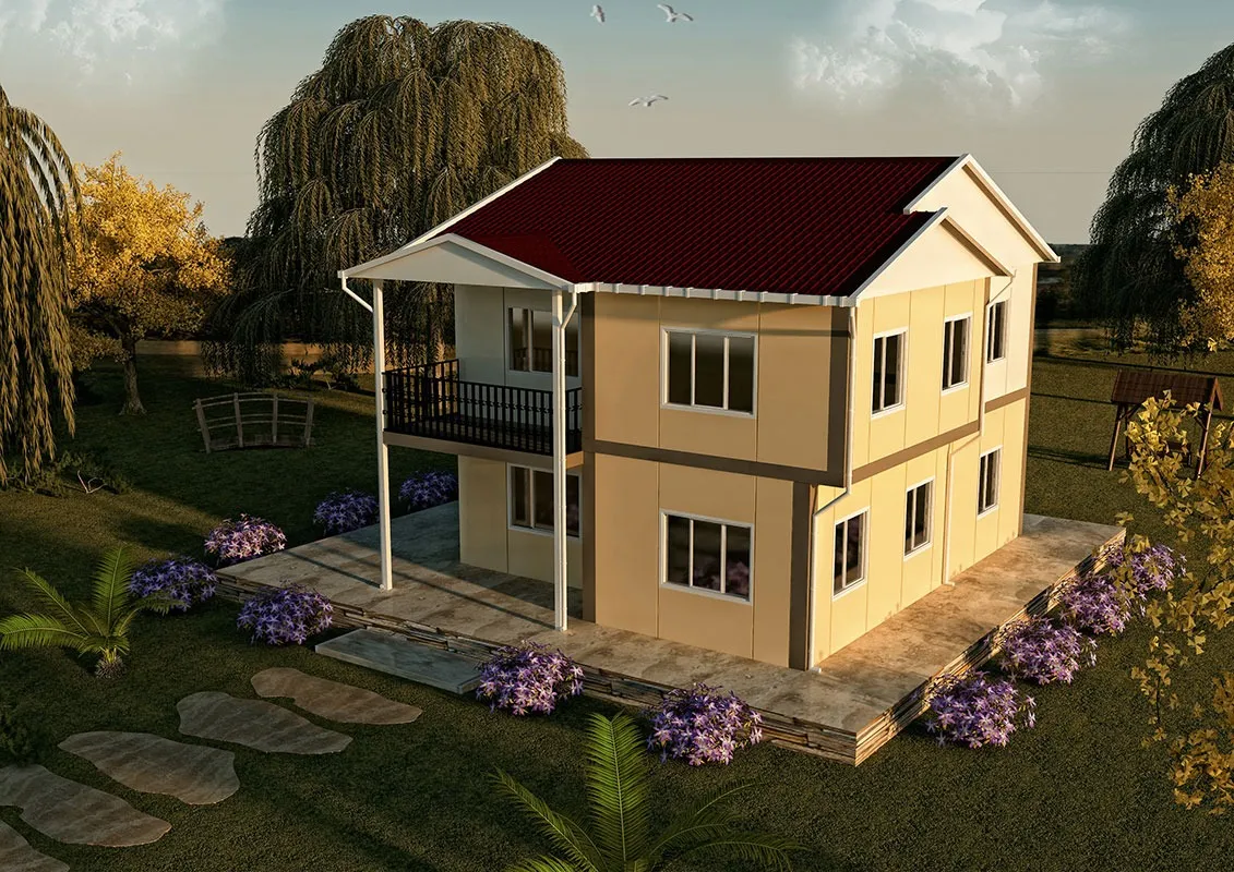 İki Katlı 151 m2 Dış Görünüm